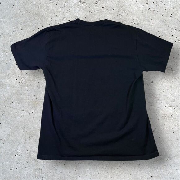 Mitchell & Ness Budweiser Denver Nuggets T-Shirt Sz L Black Courtside NBA Retro - Picture 7 of 10